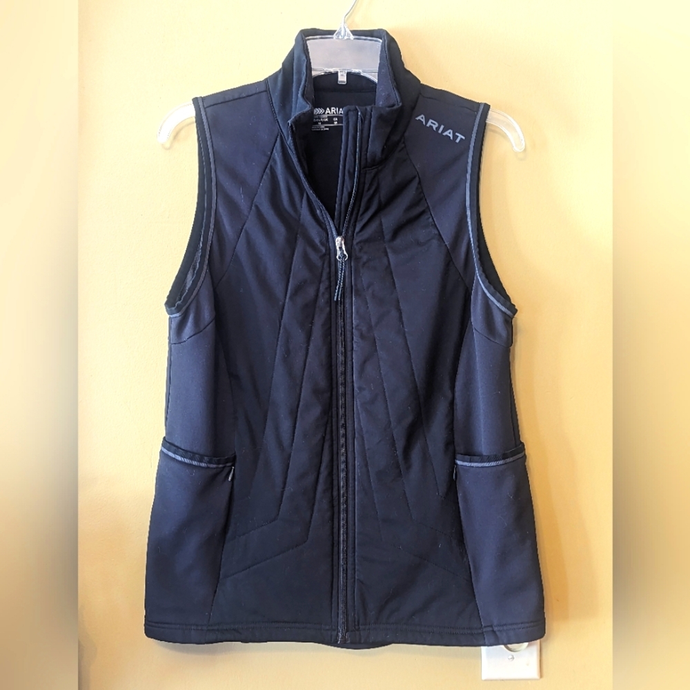 Ariat Venture Full Zip Vest M Women's Blzck